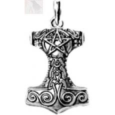 THORS HAMMER Altsilber rustikal (Kettenanhnger)