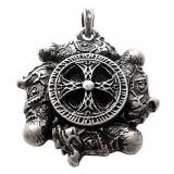 Viking Cross (Pendant in antiqued silver)